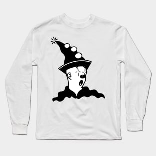 60s Cartoon Clown Long Sleeve T-Shirt